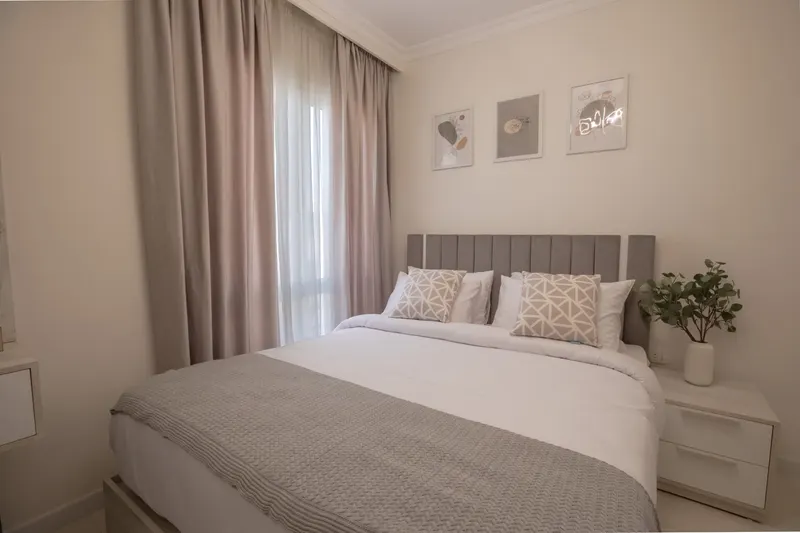 Leaf Prints & Dove Grey — 2-Bedroom, Madinaty, photo 2
