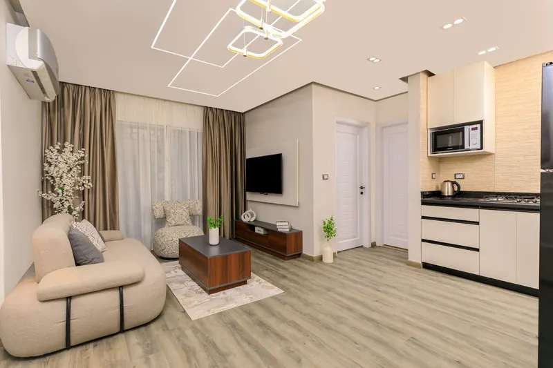 Ochre & Oatmeal — 1-Bedroom, Madinaty