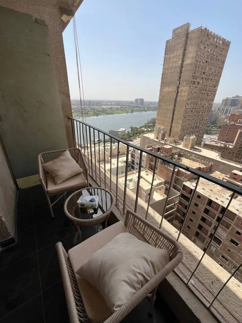 High-Floor Nile Balcony — 3-Bedroom, Maadi