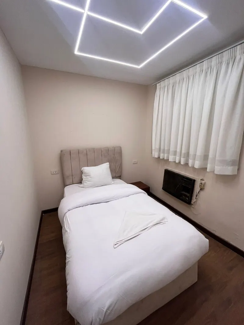 Sheer Curtains & Walnut Floors — 3-Bedroom, Zamalek, photo 8