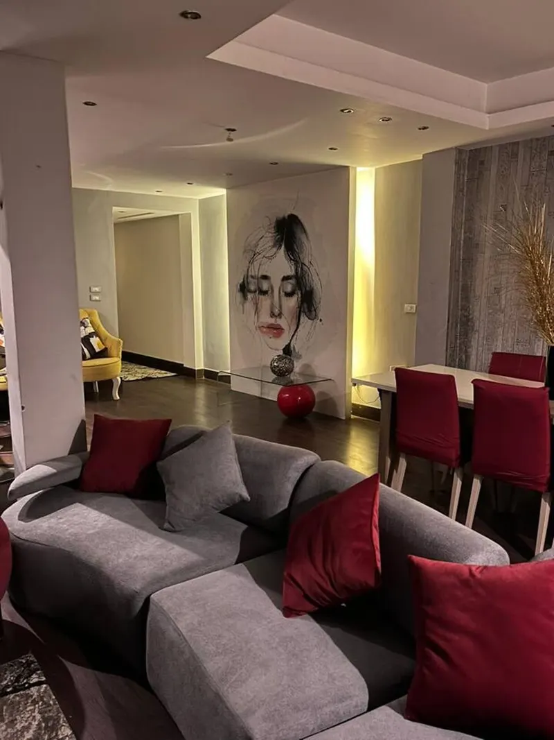 Crimson & Grey Salon — 2-Bedroom, Zamalek
