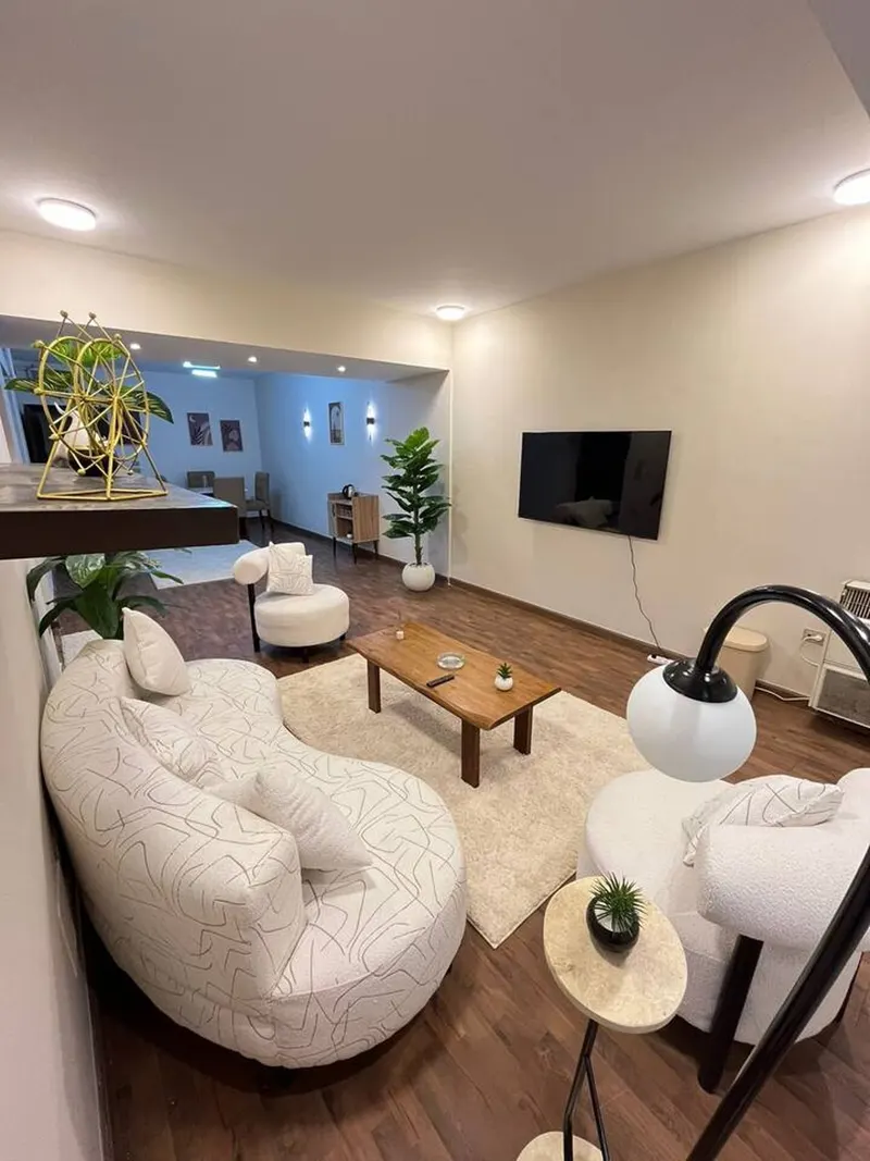 Sculpted Sofas & Twin Rooms (TH1) — 3-Bedroom, Zamalek