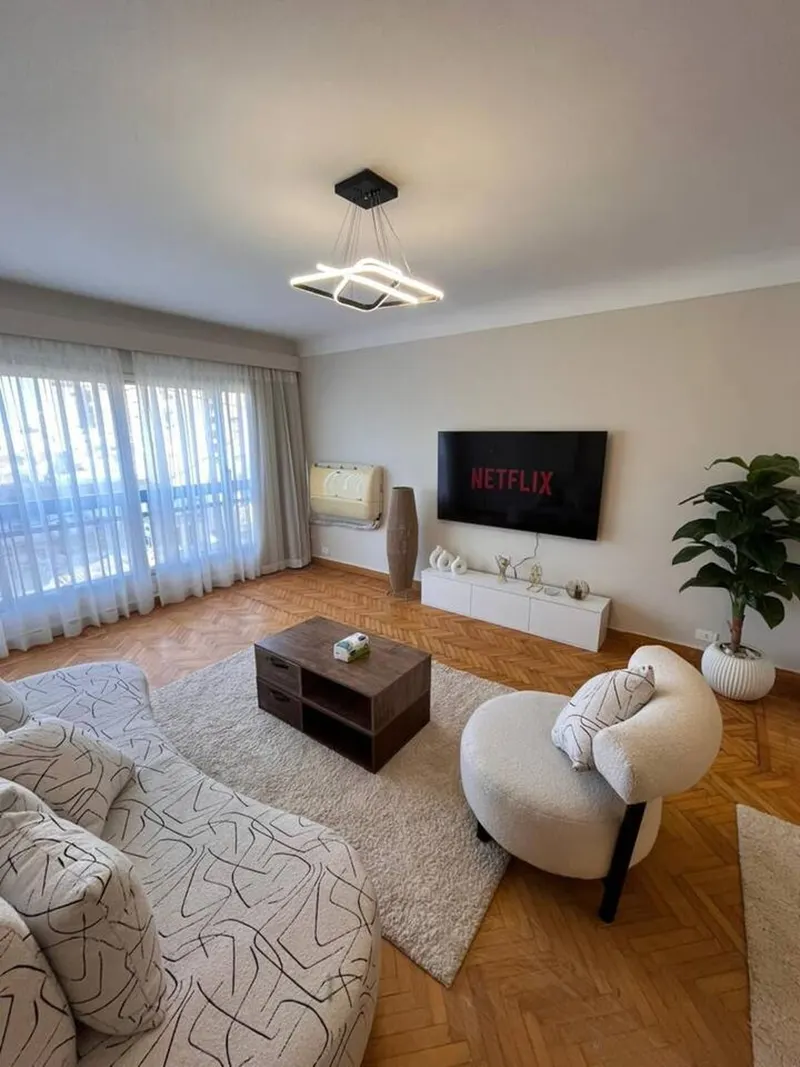 Sunlit Parquet Home with Rain Showers — 2-Bedroom, Zamalek, photo 5