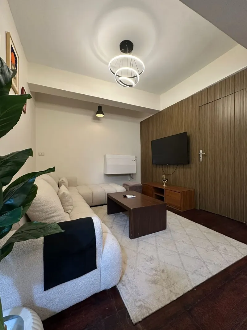 Oak-Slat Lounge Flat — 2-Bedroom, Zamalek, photo 2