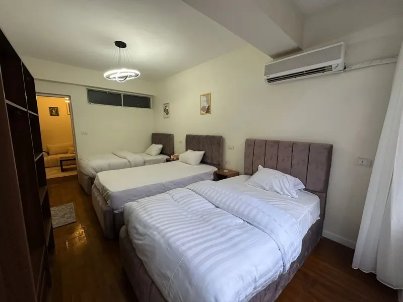 Oak-Slat Lounge Flat — 2-Bedroom, Zamalek, photo 4