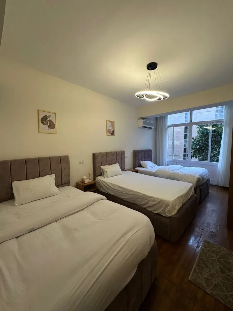 Oak-Slat Lounge Flat — 2-Bedroom, Zamalek, photo 6