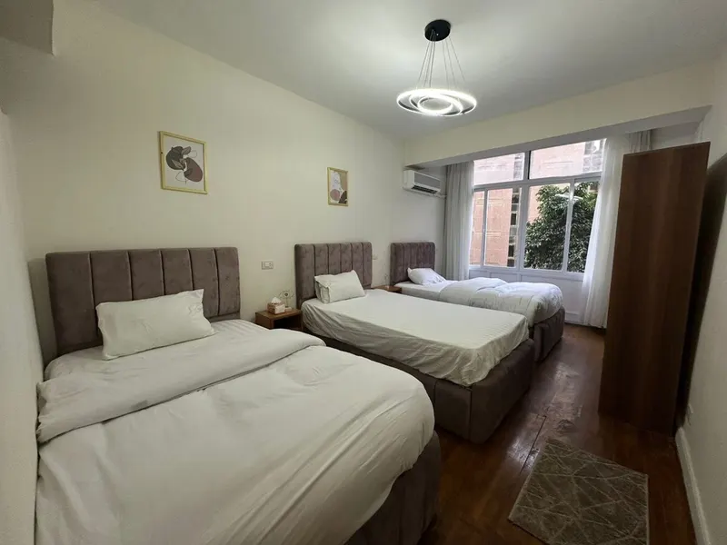 Oak-Slat Lounge Flat — 2-Bedroom, Zamalek, photo 8