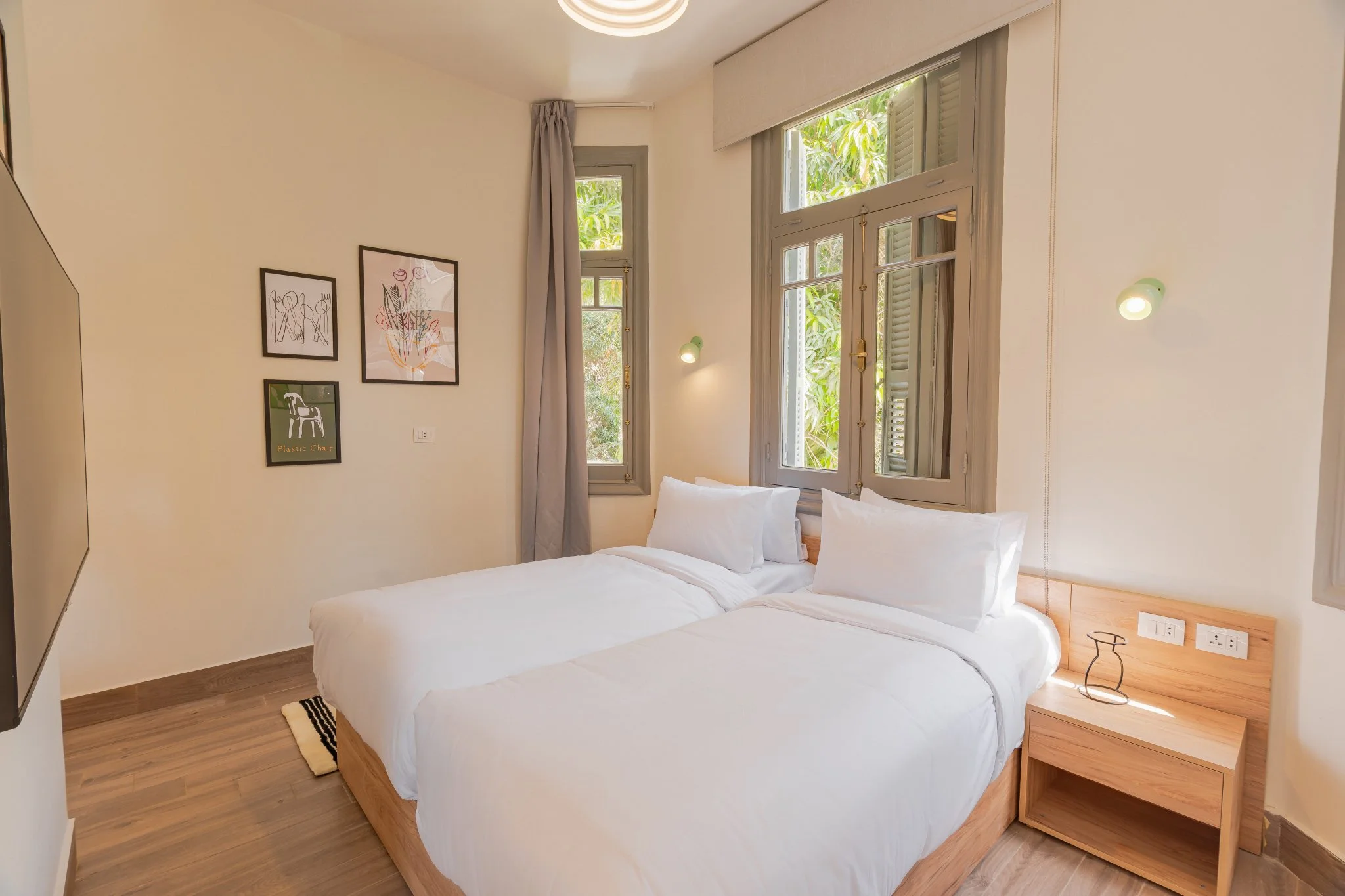 Studio Twin Bed Garden View with Balcony — photo 2