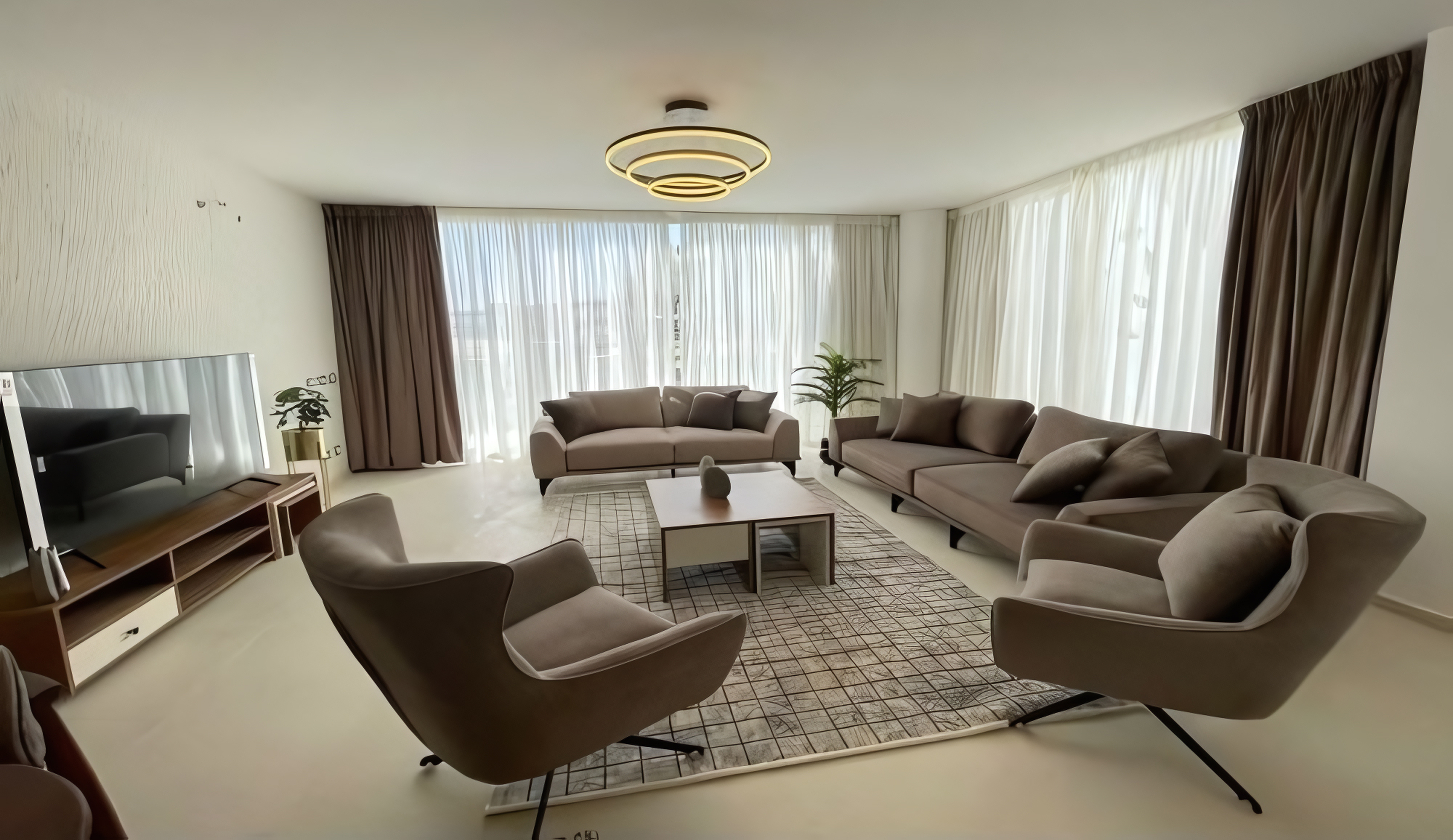 luxury furnished villa - fouka bay with Lagoon view